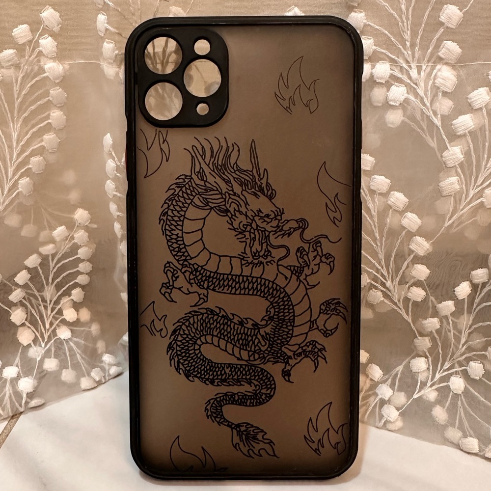 iPhone 11 Pro Max graphic Japanese traditional dragon phone case